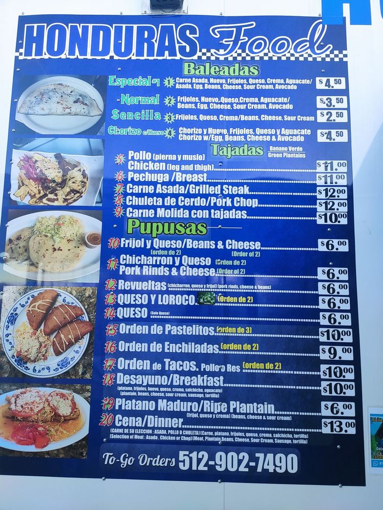 Friday S Riverside Menu Honduras Food - Restaurants in East Riverside Dr Austin, Texas, USA ...