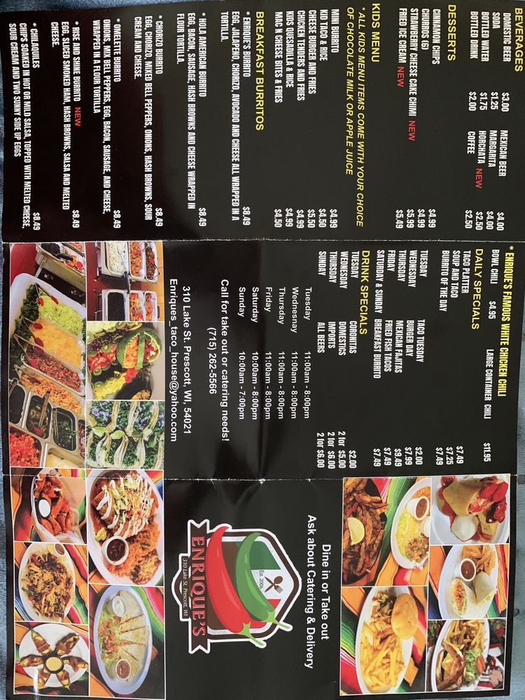 Enrique's Taco House - Restaurants in Lake St N, Wisconsin, USA ...
