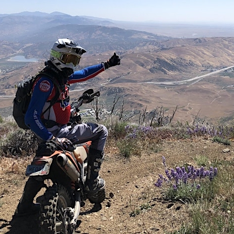 Leaping Lizard 100 dual sport ride